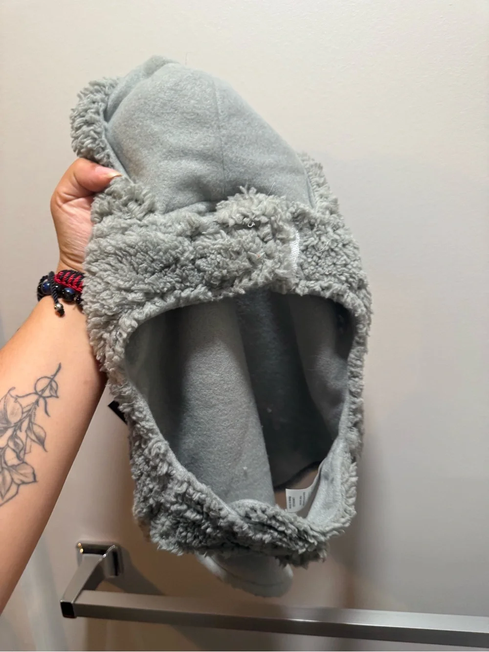 Plush Gray Fleece Cat Hat and Vest - Cozy Pet Costume